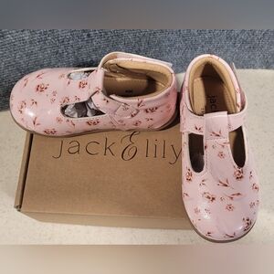 Jack & Lily Pink Floral Dress Shoes for Kids